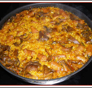 ARROZ CON MAGRO DE CERDO Y NISCALOS