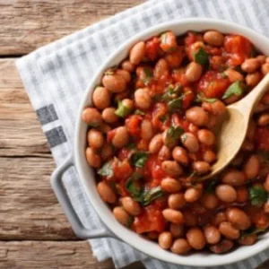 ALUBIAS ROJAS CON VERDURAS